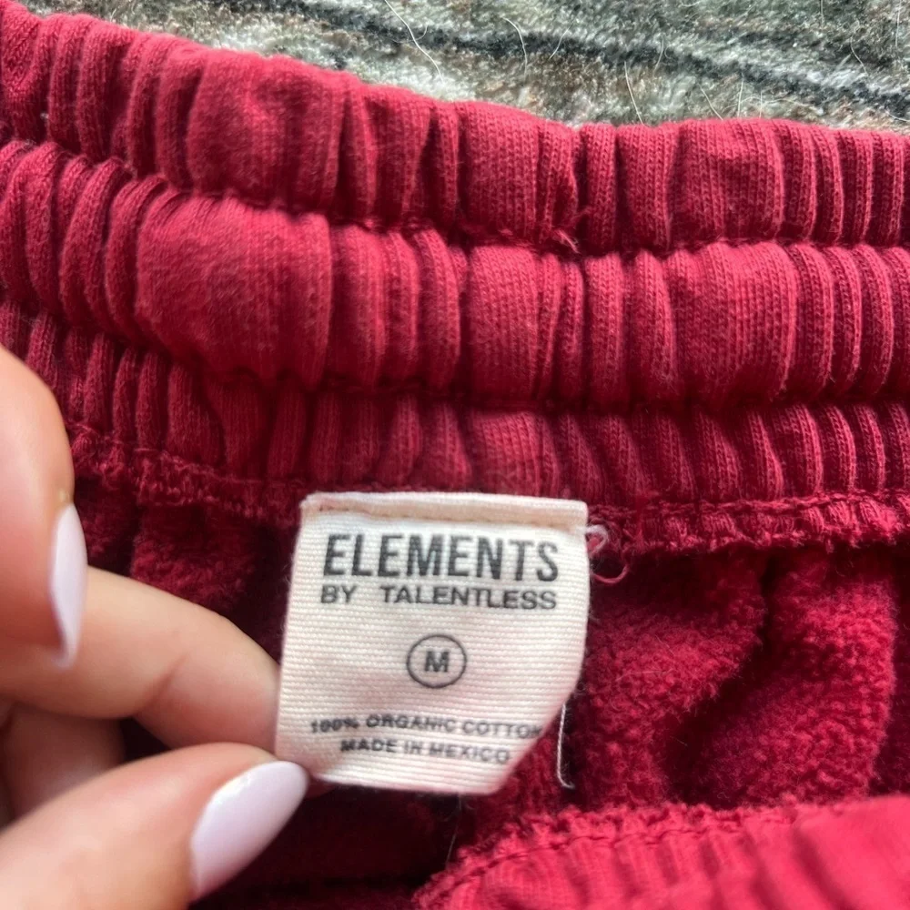 TALENTLESS Red “Burning for You” sweatpants